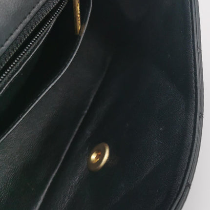 Chanel Classic Flap Mini Egyptian Amulet Black Lambskin Leather Gold Hardware