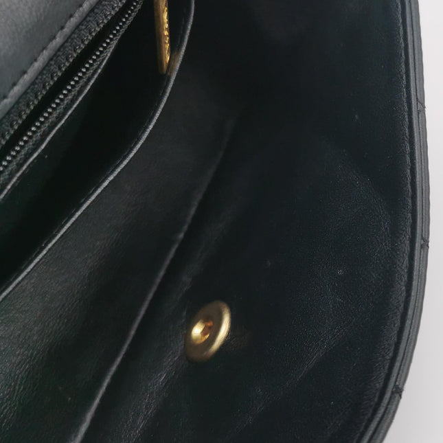 Chanel Classic Flap Mini Egyptian Amulet Black Lambskin Leather Gold Hardware