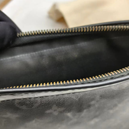 Louis Vuitton Voyage Clutch Black Monogram Men's
