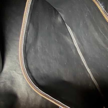 Bottega Veneta Hop Black Intrecciato Leather Maxi Hobo Bag 54cm