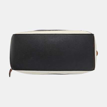 Loewe Puzzle Small Black White Brown Stripes Crossbody Bag 2019