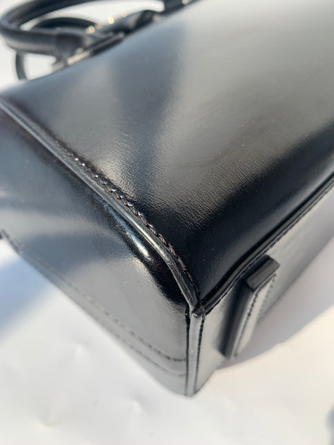 Sold Givenchy Antigona Mini Black Patent Leather With Strap