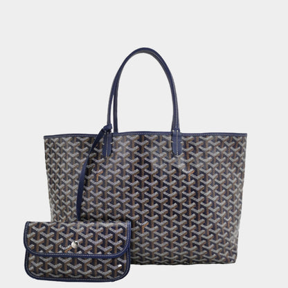 Goyard Saint Louis PM Tote Medium Navy-Luxbags