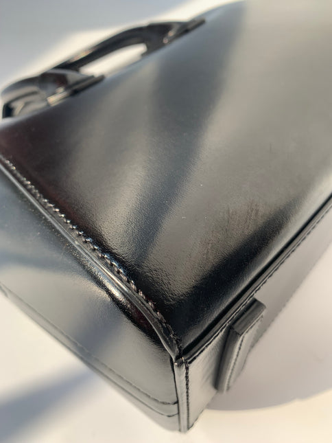 Sold Givenchy Antigona Mini Black Patent Leather With Strap