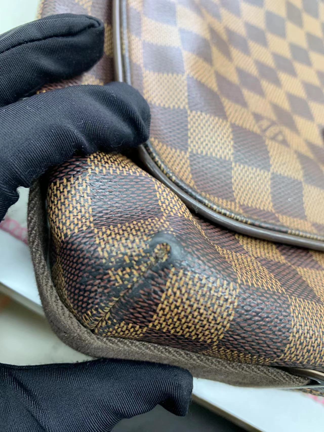 Louis Vuitton Brooklyn Messenger Bag Brown Monogram