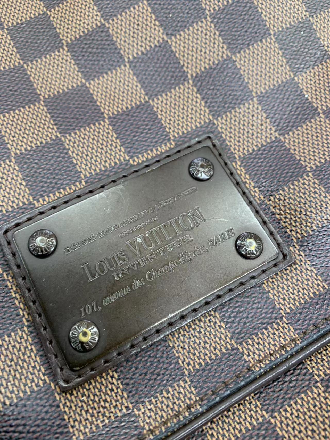 Louis Vuitton Brooklyn Messenger Bag Brown Monogram