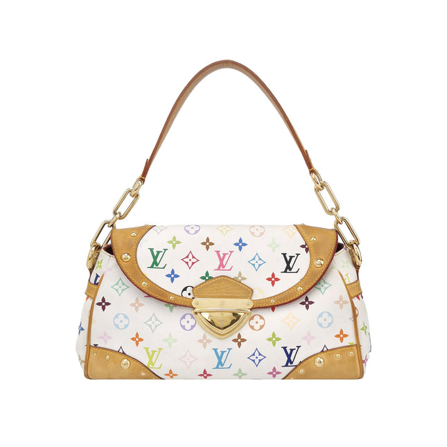 Louis Vuitton x Takashi Murakami Beverly Medium Shoulder Bag-Luxbags