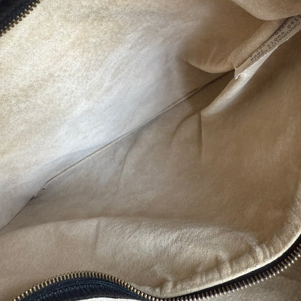 Bottega Veneta Veneta Hobo Maxi Black Leather 52cm