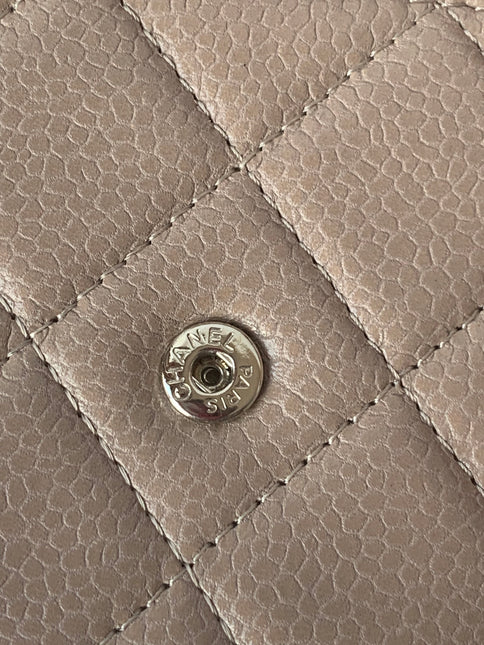 Sold Chanel Wallet on Chain WOC Beige with Silver hardware