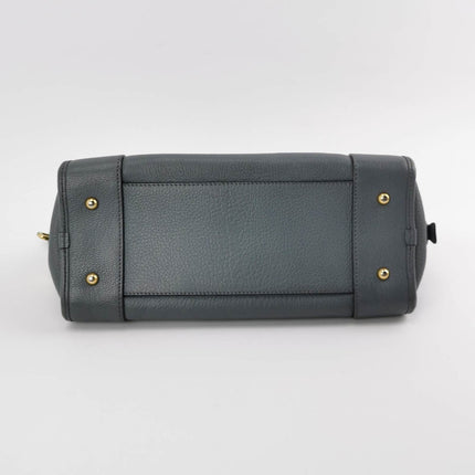 Sold Loewe Amazona 29 in Grey Lambskin Leather