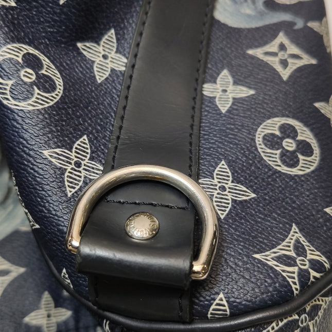 Louis Vuitton x Chapman Brothers Keepall 55 Bandouliere Lion Navy