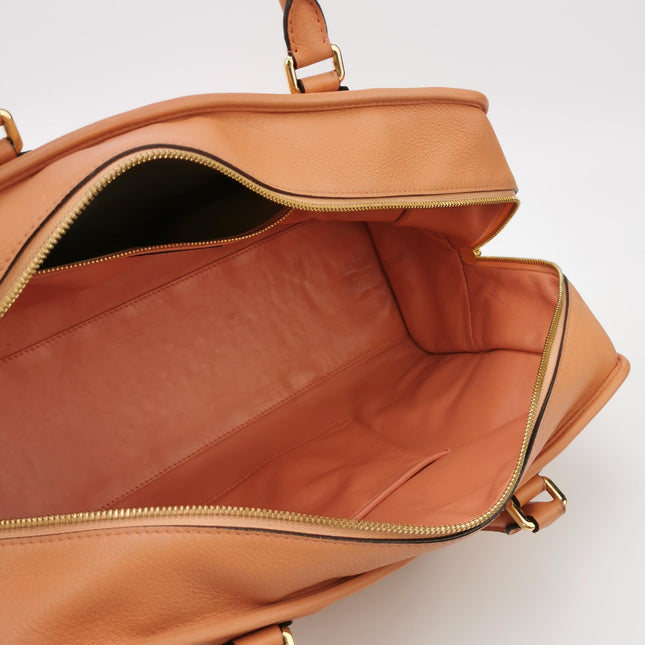 Loewe Amazona Medium 36 Light Coral Leather With Strap Goat Animal Lock