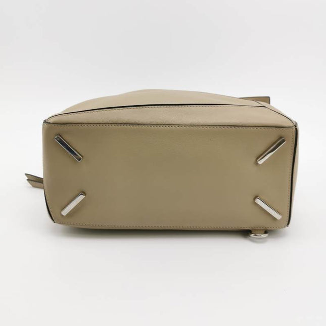 Loewe Puzzle Medium Sand Beige Calfskin Leather Bag