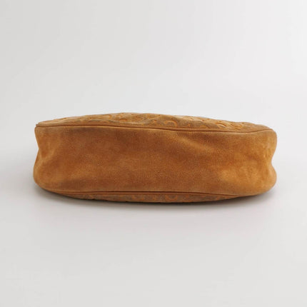 Sold Celine Ava Hobo Pumpkin Camel Suede Leather Shoulder Bag