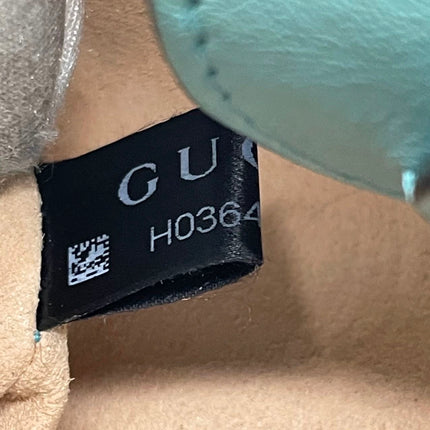 Gucci Diana Mini Blue Leather Bag Bamboo Handle with Strap