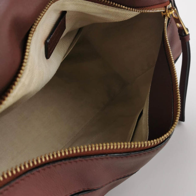 Sold Loewe Puzzle Medium Dark Brown Calfskin leather Bag