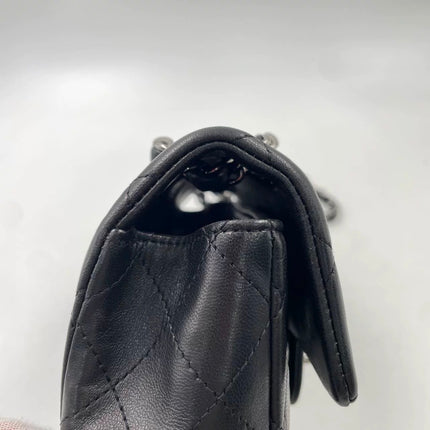 Chanel Classic Flap Mini Black Lambskin Silver Hardware 2011-12