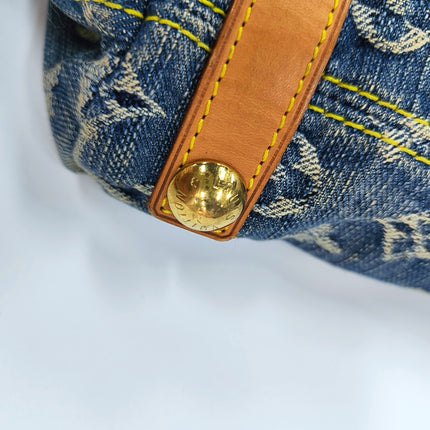 Louis Vuitton Monogram Blue Denim Baggy PM Shoulder Bag