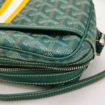 Sold Goyard Cap Vert Crossbody Goyardine Green