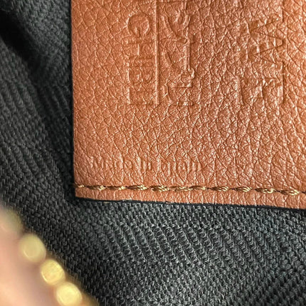 Loewe x Studio Ghibli Collection Susuwatari Mini Puzzle Brown Crossbody Bag