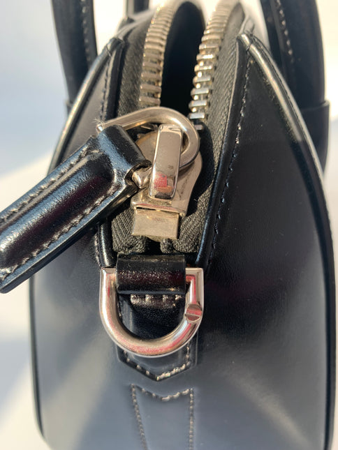 Sold Givenchy Antigona Mini Black Patent Leather With Strap