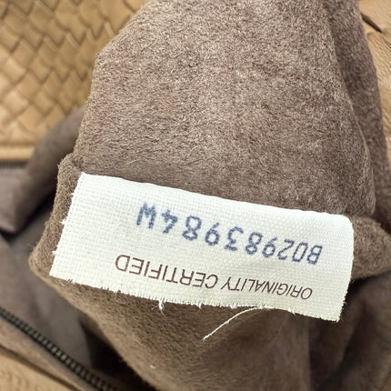Bottega Veneta Cesta Shopper Tote Intrecciato Milk Chocolate Brown Leather Large 50cm