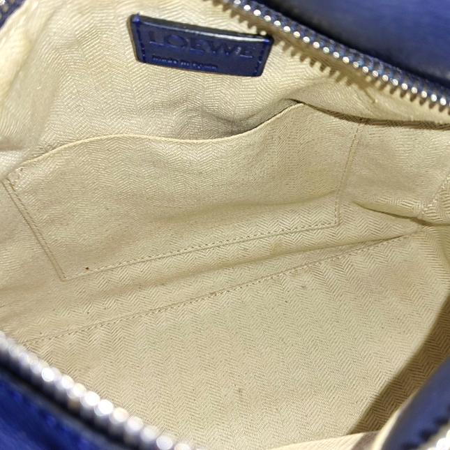 Loewe Puzzle Small Navy Calfskin leather bag