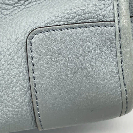 Loewe Amazona 29 Blue Leather Elephant Lock Silver-tone Hardware