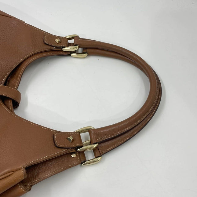 Gucci Piston Lock Brown Bardot Small Vintage Handbag