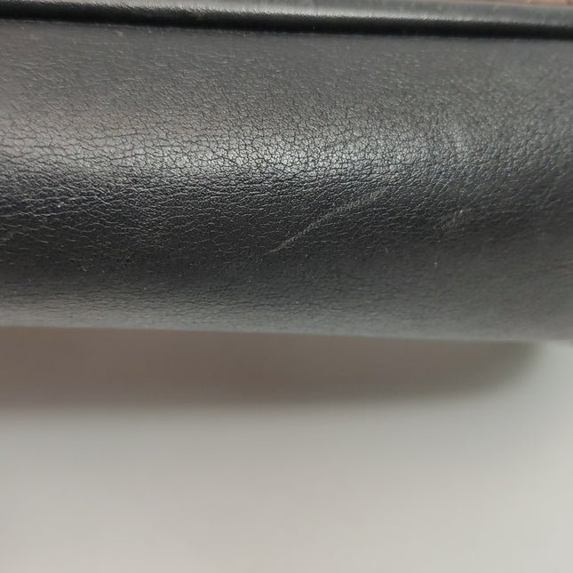 Chanel Classic Flap Bag Calfskin Leather 2014 Medium Nude Pink with Black Trim