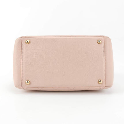 Sold Chanel PST Petite Shopping Tote Pale Pink Caviar Leather Chain Bag
