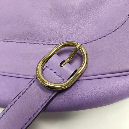 Gucci Jackie 1961 Soft Purple Leather Bag Medium
