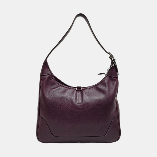 Hermès Trim 31 Purple Raisin Epsom Leather Shoulder Bag