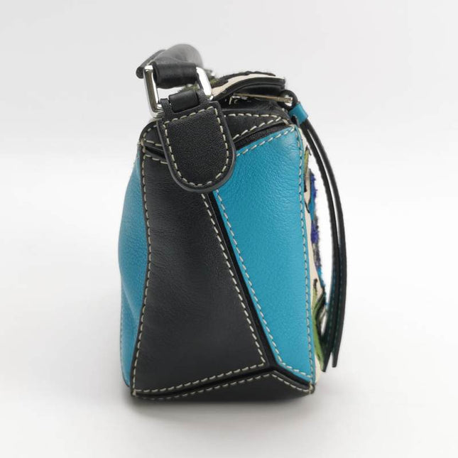 Loewe x William De Morgan Puzzle Mini Embroidered Multicolor
