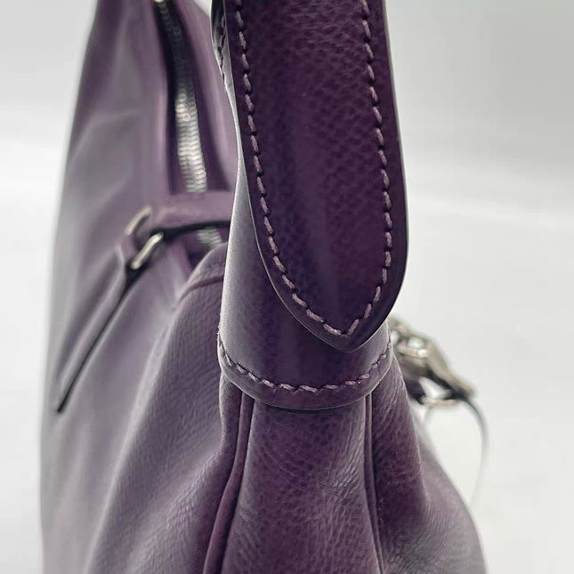 Hermès Trim 31 Purple Raisin Epsom Leather Shoulder Bag