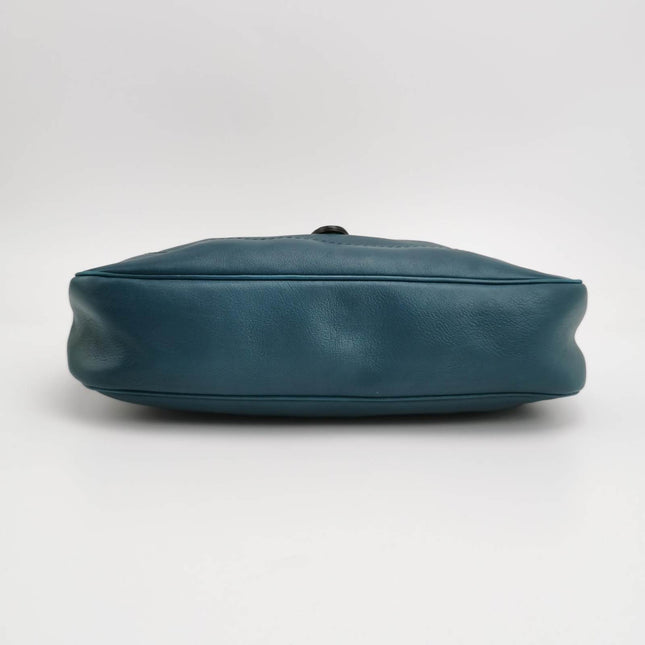 Sold Gucci Jackie 1961 Soft Navy Leather Bag Medium