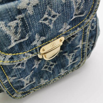 Sold Louis Vuitton Monogram Denim Camera Crossbody Bag Blue