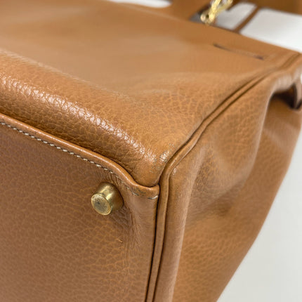 Hermes Kelly 40 Retourne Gold Togo Leather Gold Hardware 1993