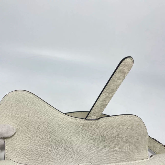 Sold Dior Saddle Medium 2020 Grained Leather Handbag White