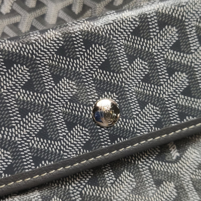 Goyard Saint Louis PM Tote Medium Grey Goyardine Canvas 2023