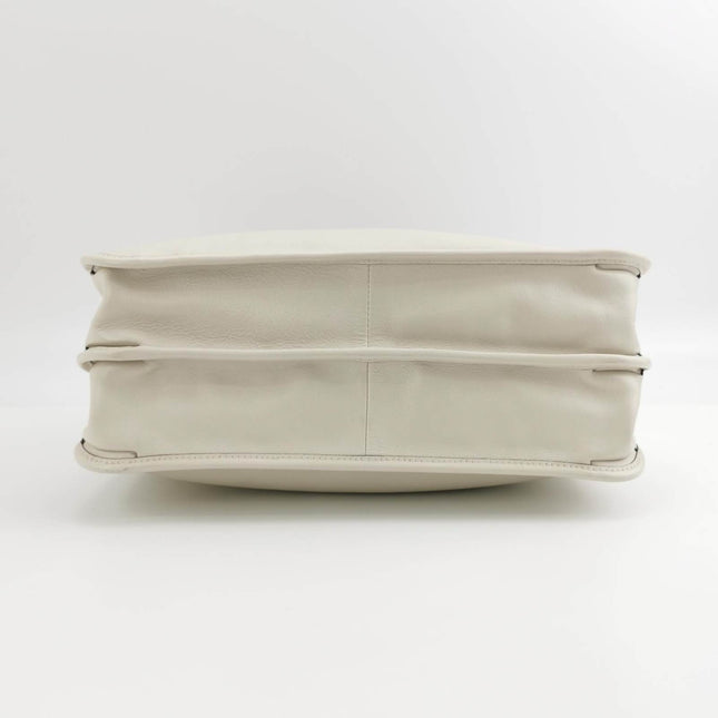 Sold Gucci 1955 Horsebit Chain Tote Leather White
