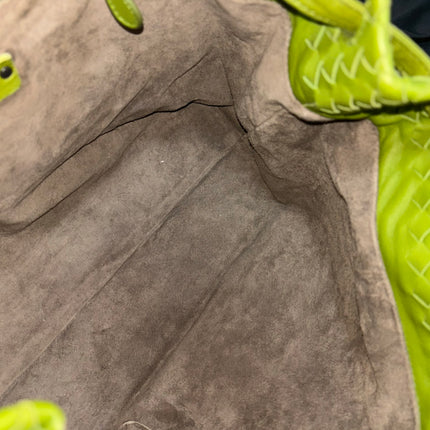 Bottega Veneta Garda Avocado Green Intrecciato Nappa Leather Large 33cm