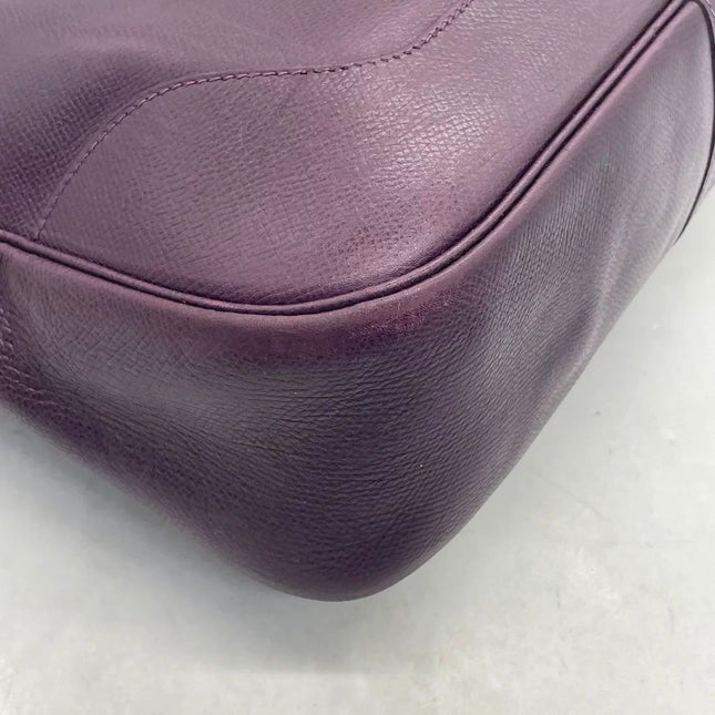 Hermès Trim 31 Purple Raisin Epsom Leather Shoulder Bag