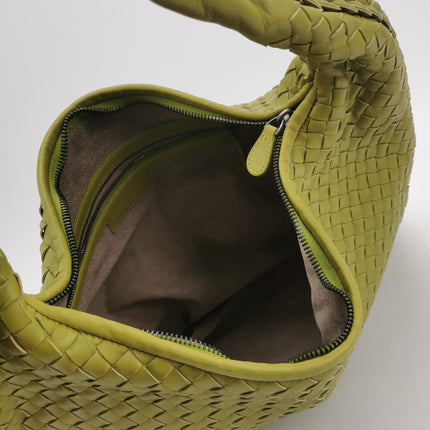 Bottega Veneta Veneta Hobo Avocado Green 47cm Lambskin Leather
