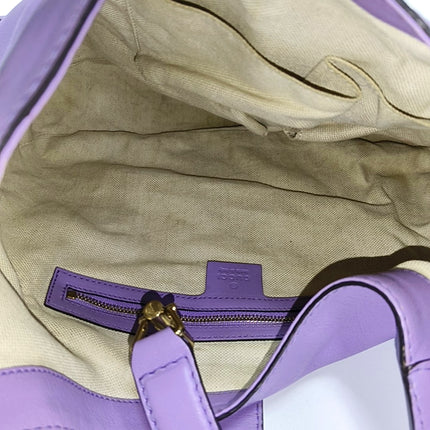Gucci Jackie 1961 Soft Purple Leather Bag Medium
