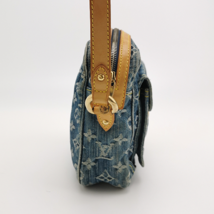 Sold Louis Vuitton Monogram Denim Camera Crossbody Bag Blue