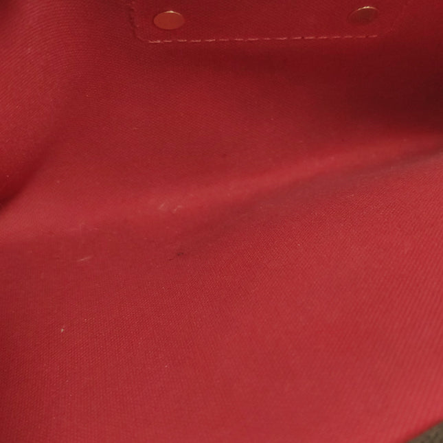 Louis Vuitton Eva Brown Damier Ebene Monogram Shoulder Bag with Strap