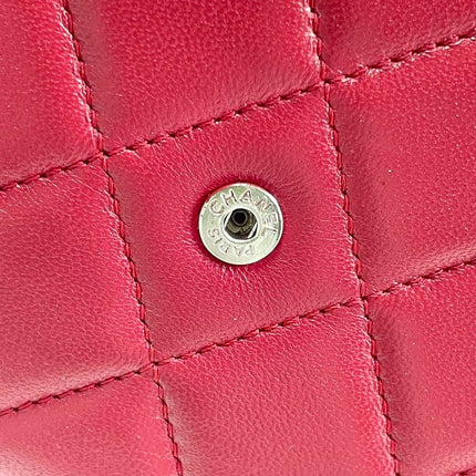 Sold Chanel Wallet On Chains WOC Timeless/ Classic Red Lambskin Leather