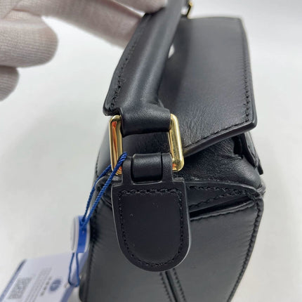 Loewe x Howl's Moving Castle Studio Ghibli Collection Puzzle Calcifer Mini Black Crossbody Bag