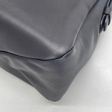 Prada Aimée Black Large Calfskin Leather Shoulder Bag